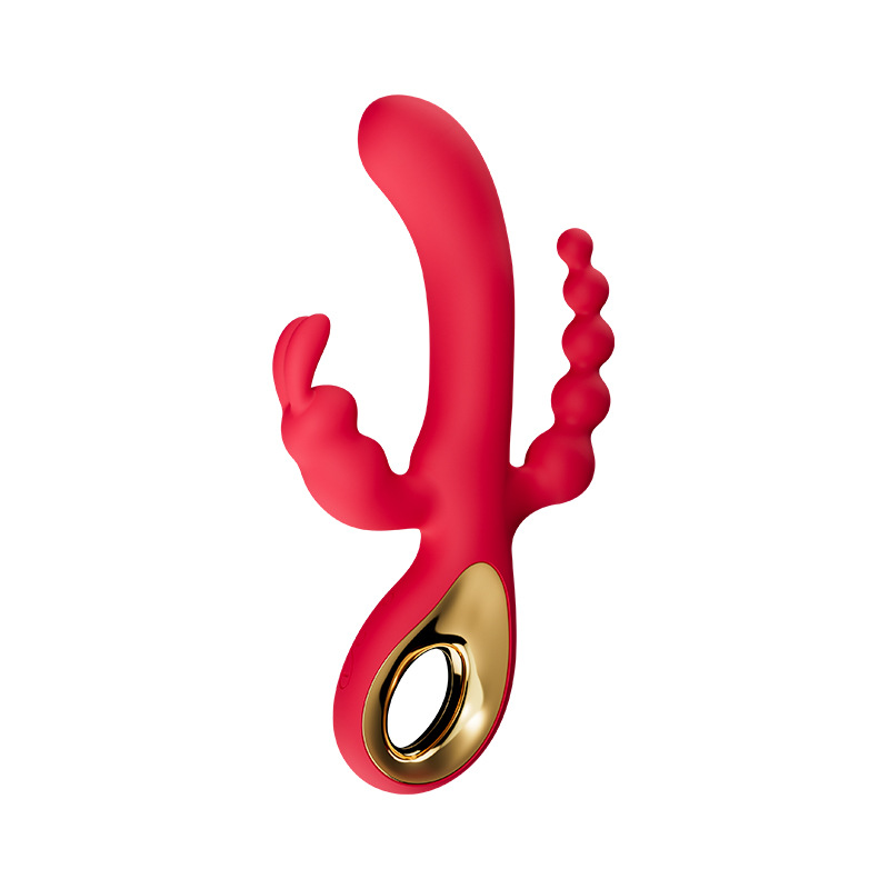dual vibrator with anal beads
