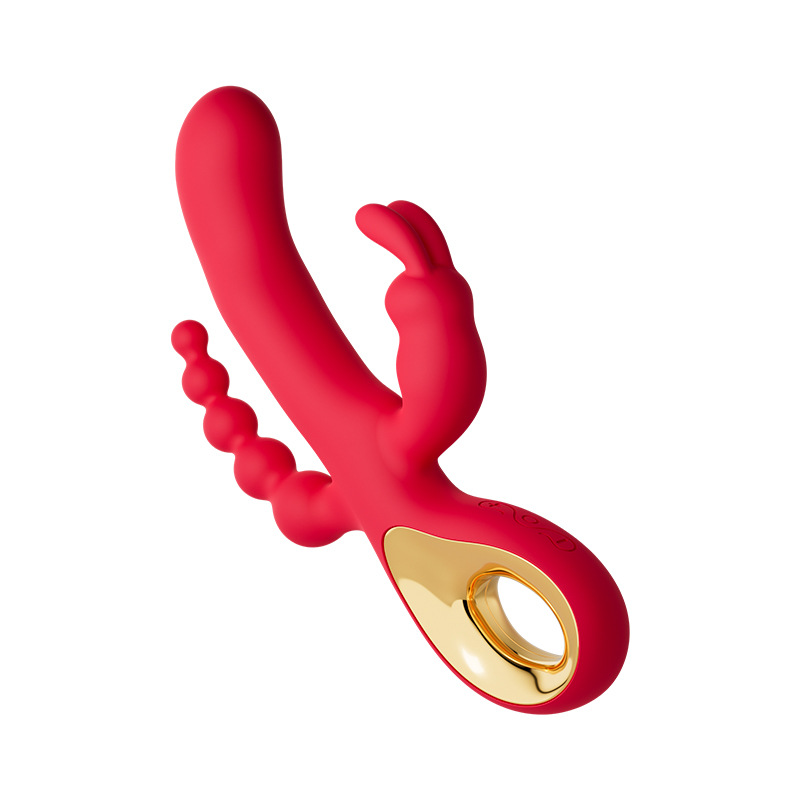dual vibrator with anal beads