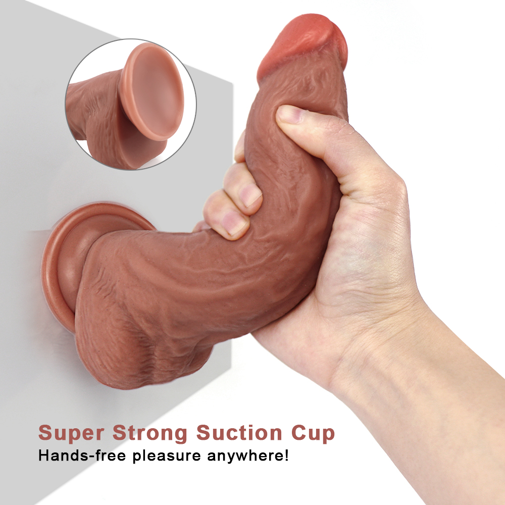 d0705 flesh realistic dildo 21*5cm