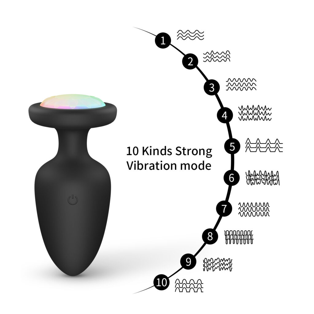 blink vibe anal plug wireless remote control