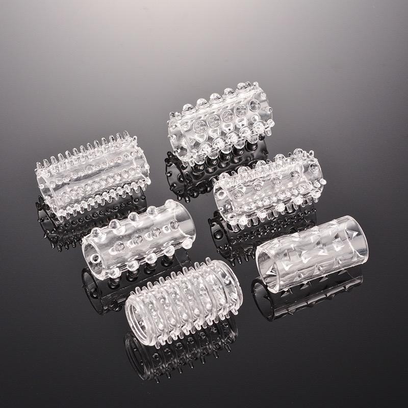 1 set 6pcs short penis sleeve