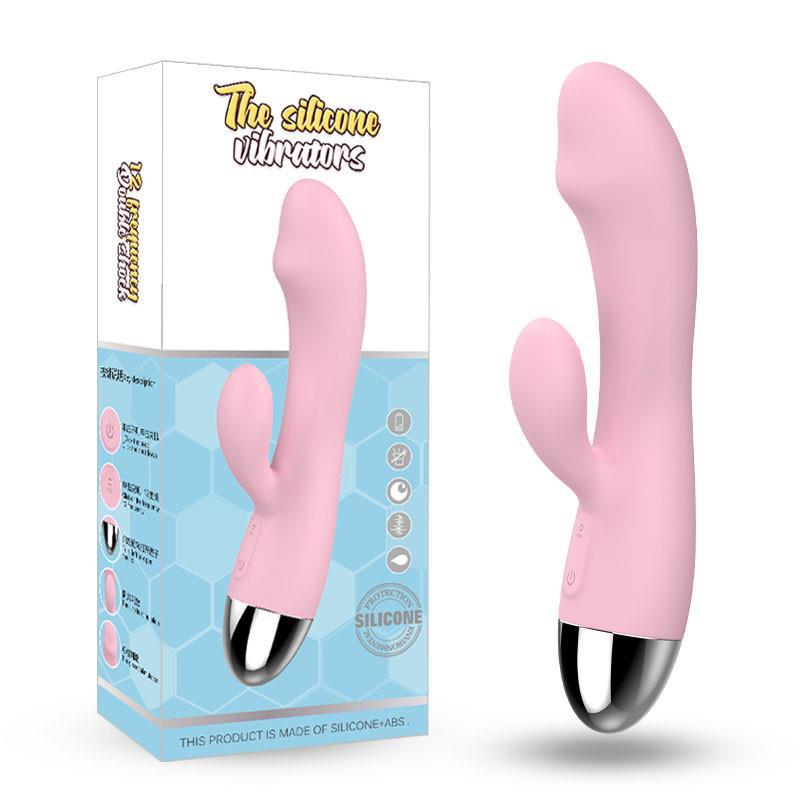 Pink Dual G Spot Clitoris Vibrator