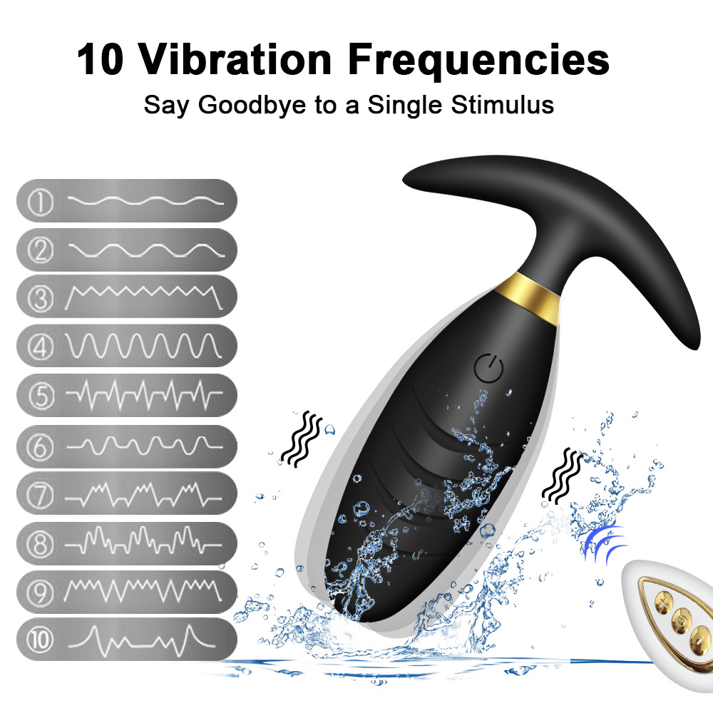 wireless remote control butt plug & anal plug