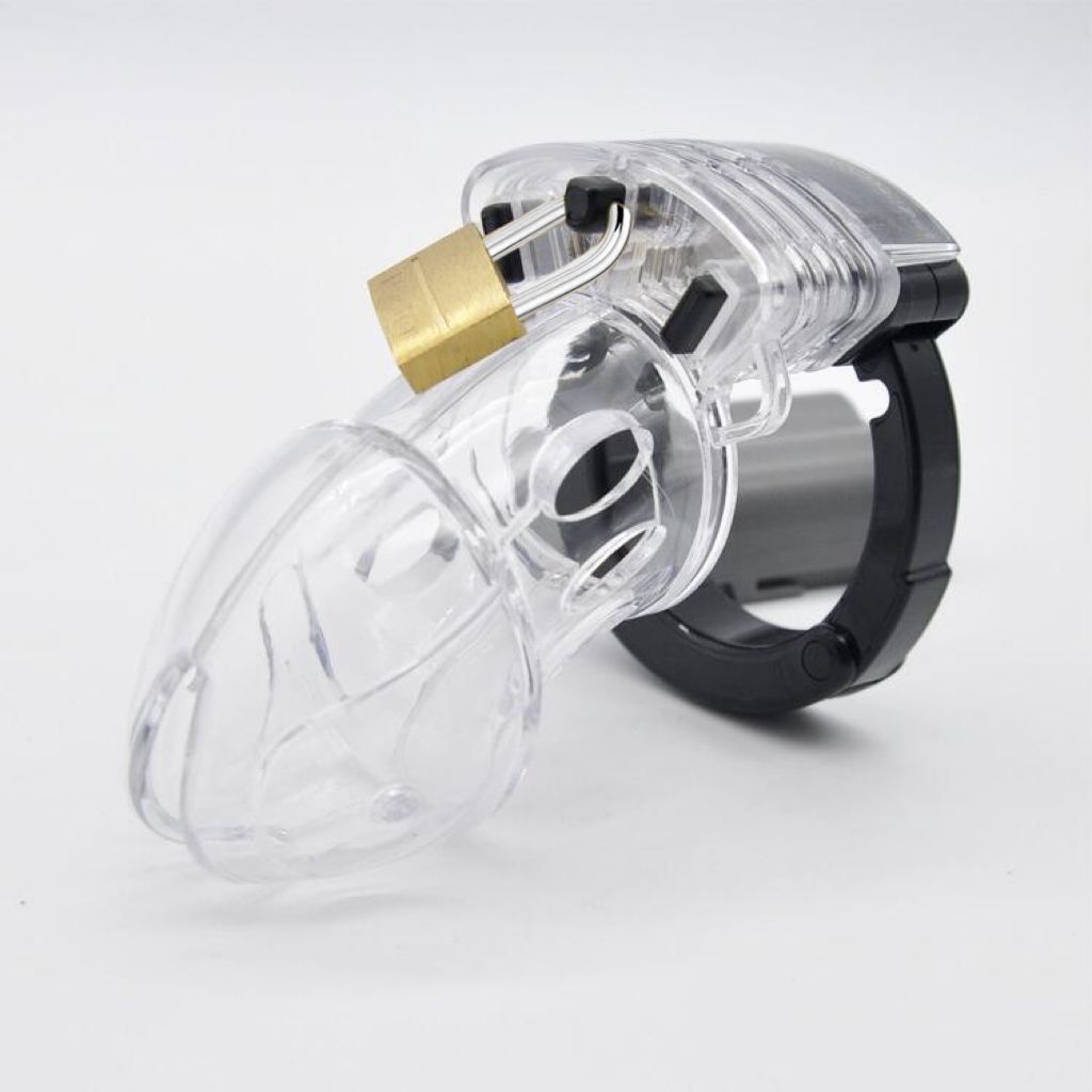 crystal chastity cage adjustable ring size