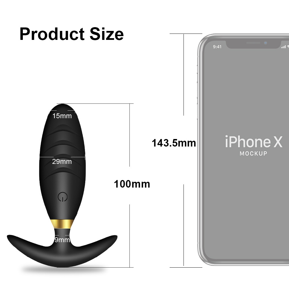 wireless remote control butt plug & anal plug