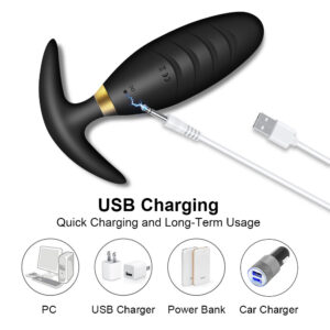 wireless remote control butt plug & anal plug