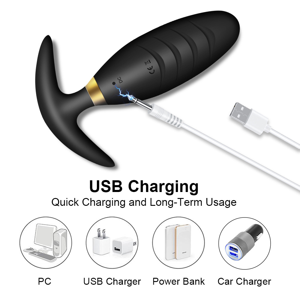 wireless remote control butt plug & anal plug