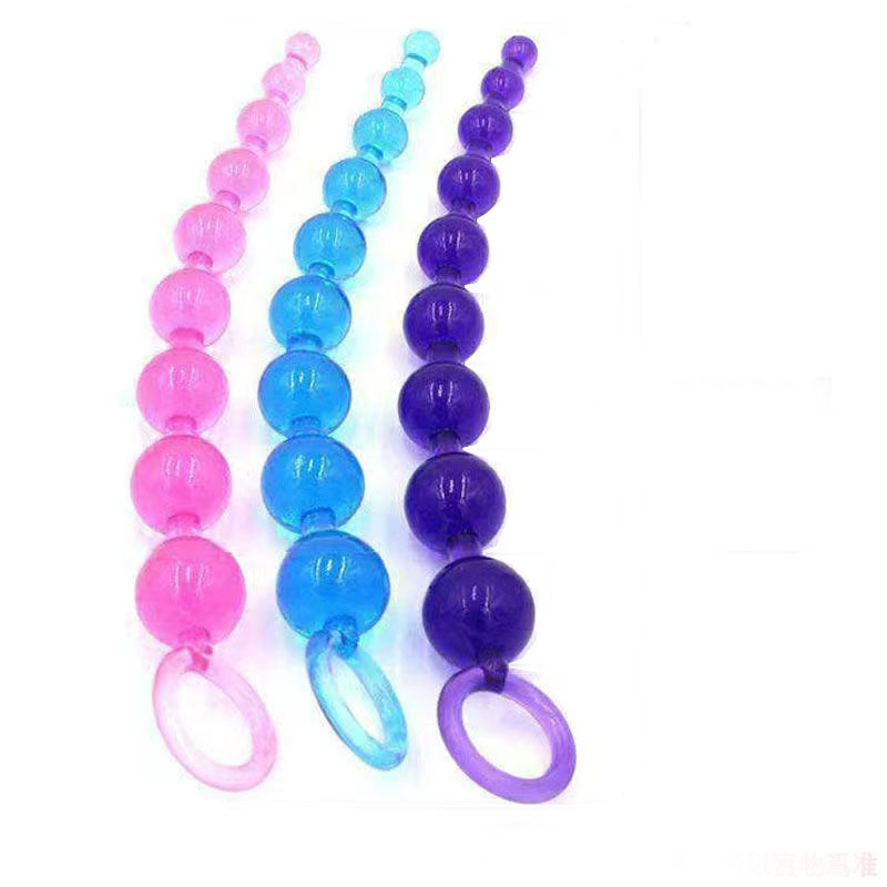 anal beads plug silicone