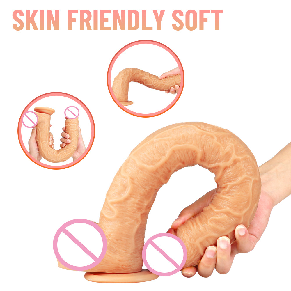 d0709 flesh & black 8″ popular dildo