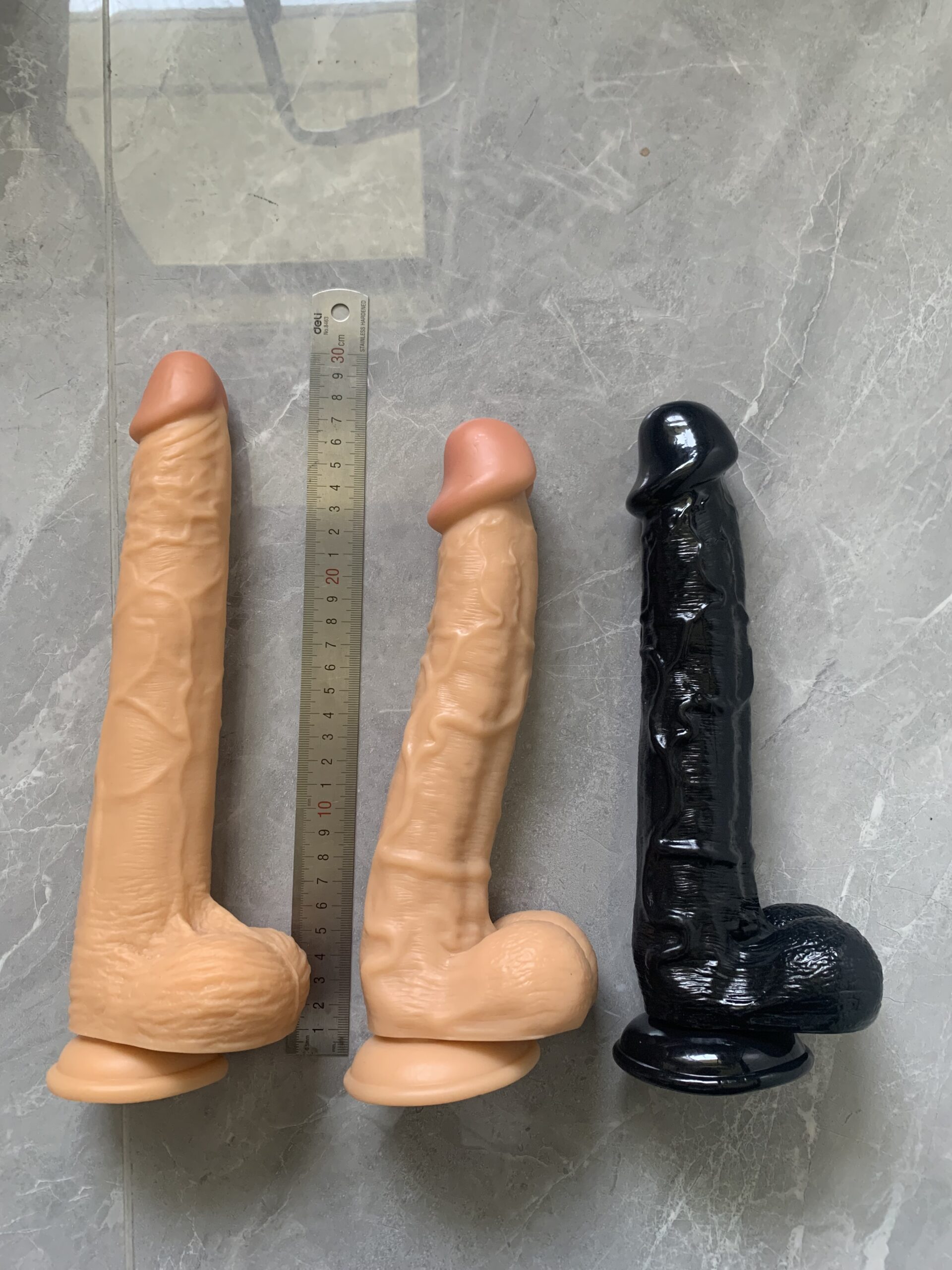 d0710 black 26.5*4.5cm realistic dildo