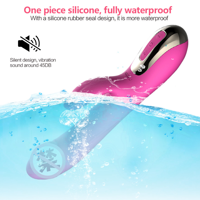 rechargeable double vibrator automatically rod