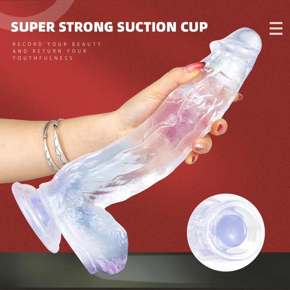 crystal big dildo