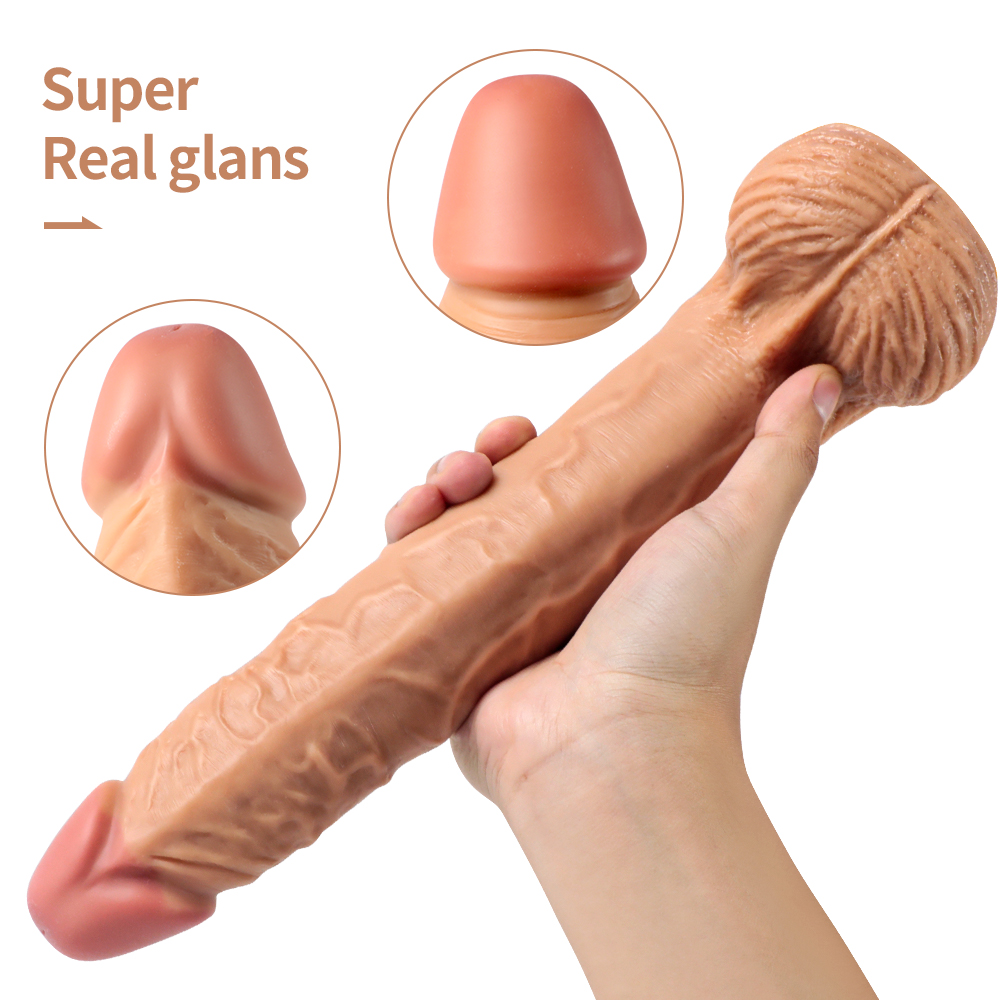 12″ long soft realistic penis d0910