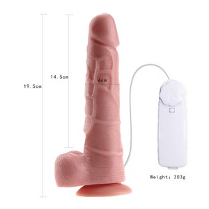 vibration realistic normal dildo vibe penis 7 inches